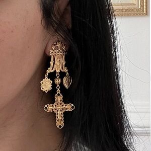 Vintage Dolce and Gabbana earrings